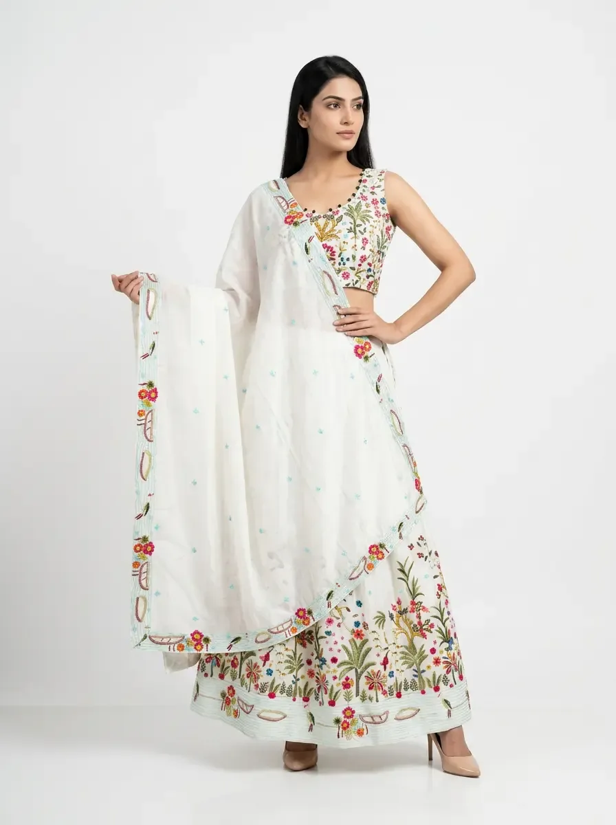 Partywear Embroidery Croptop
